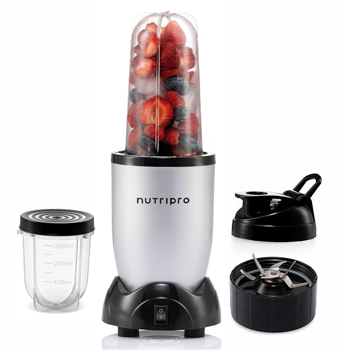 Juicer Mixer Grinder - Smoothie Maker - 500 Watts (2 Jars & 1 Blade, Silver)
